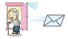 認知症の徘徊GPS iTSUMOの兄弟サービス iTSUMO DOORのタイトル画像