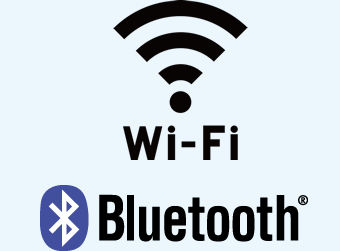 Wi-fiとBluetoothのマーク