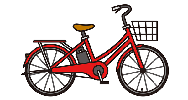 電動自転車のイラスト