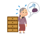 物忘れのイラスト