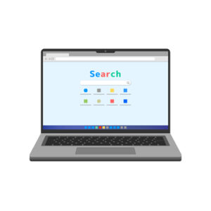 無料介護施設検索サイトのイメージイラスト